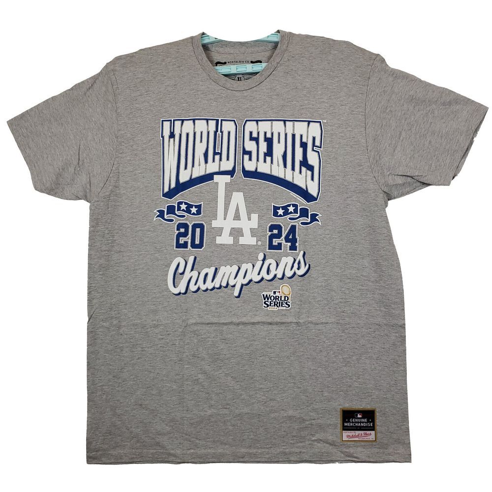LA Dodgers Mitchell & Ness MLB XL XLarge Shirt 2024 World Series Champions NWT